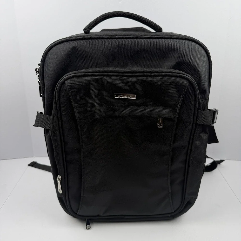 Black Makeup Organizer Backpack